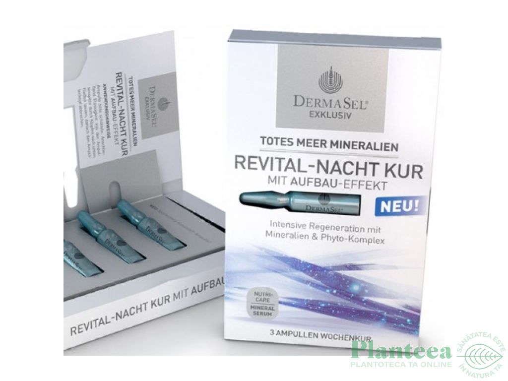 Tratament regenerant noapte 3x1ml - DERMASEL