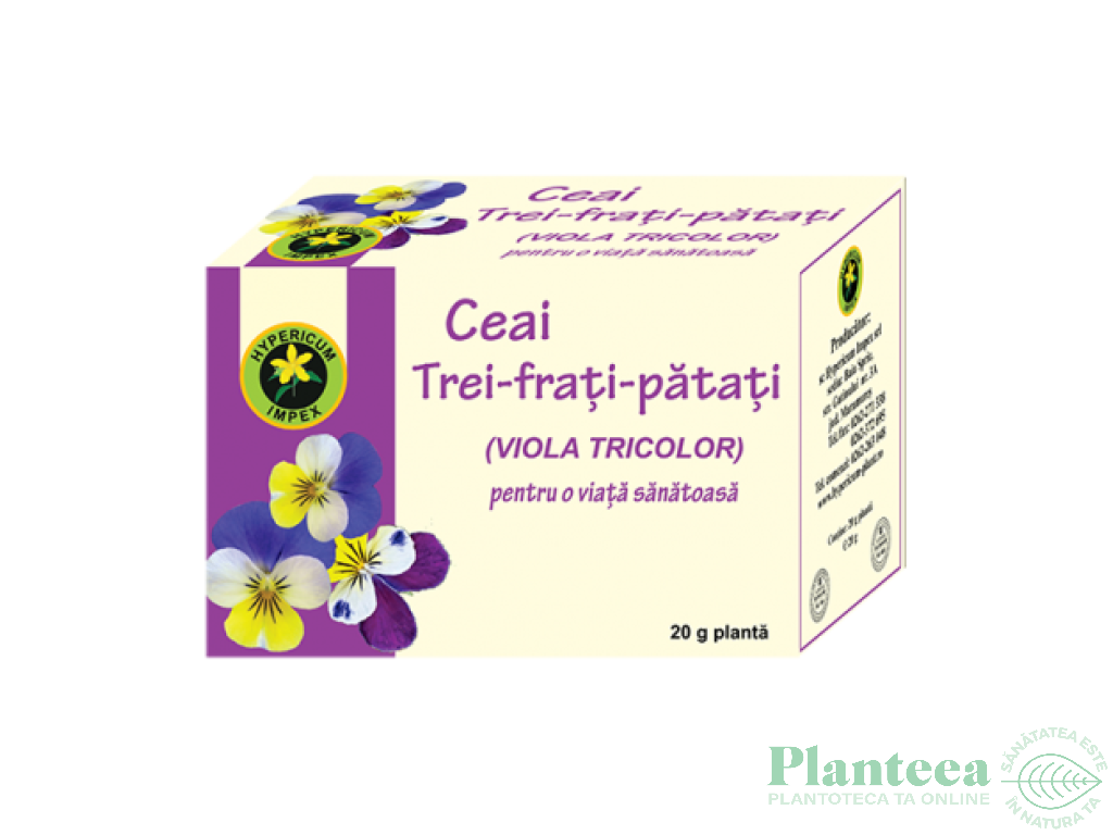 Ceai trei frati patati 20g - HYPERICUM PLANT