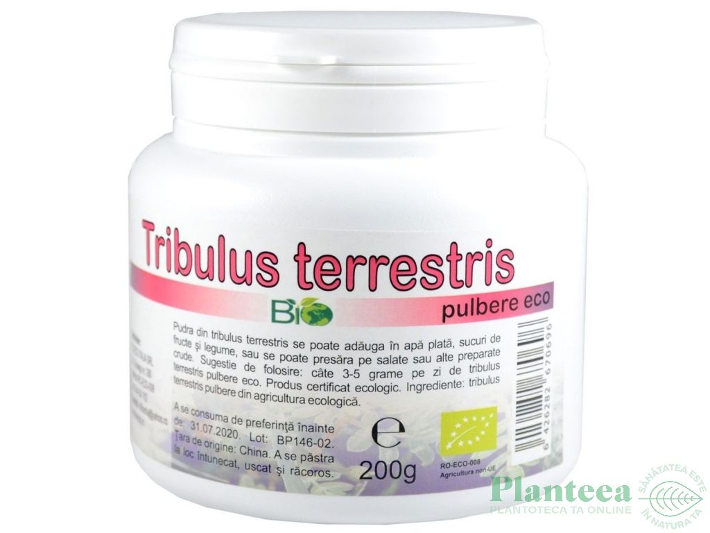 Pulbere tribulus terrestris eco 200g - DECO ITALIA