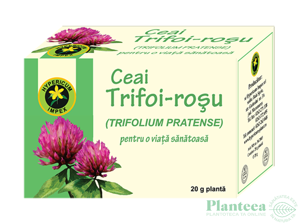 Ceai trifoi rosu 20g - HYPERICUM PLANT