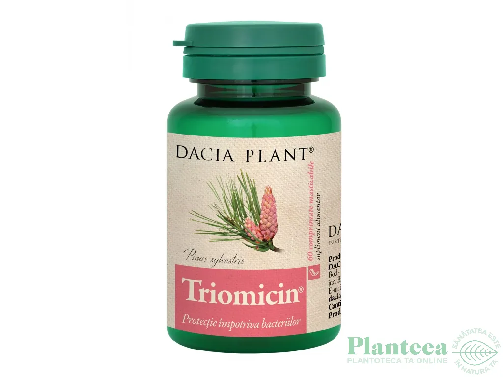 Triomicin masticabil 60cp - DACIA PLANT