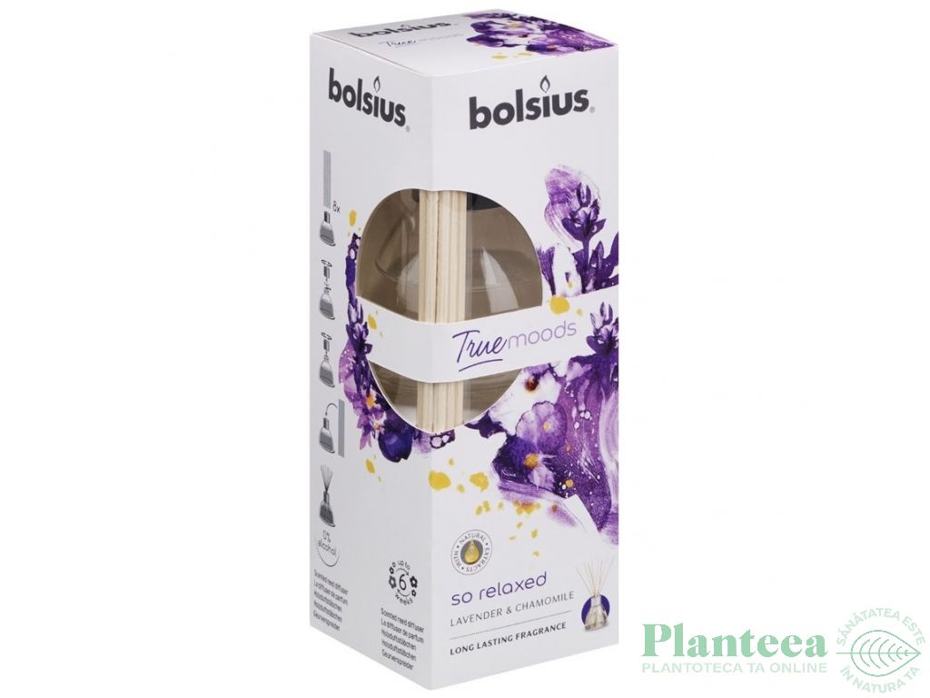 Odorizant difuzor bete casa so relaxed lavanda musetel True Moods 45ml - BOLSIUS