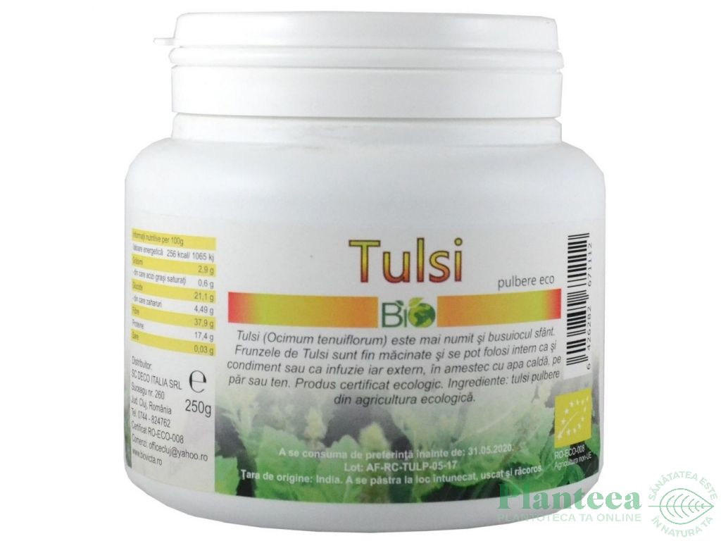 Pulbere tulsi eco 250g - DECO ITALIA