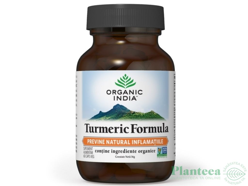 Turmeric formula [previne inflamatiile] 60cps - ORGANIC INDIA