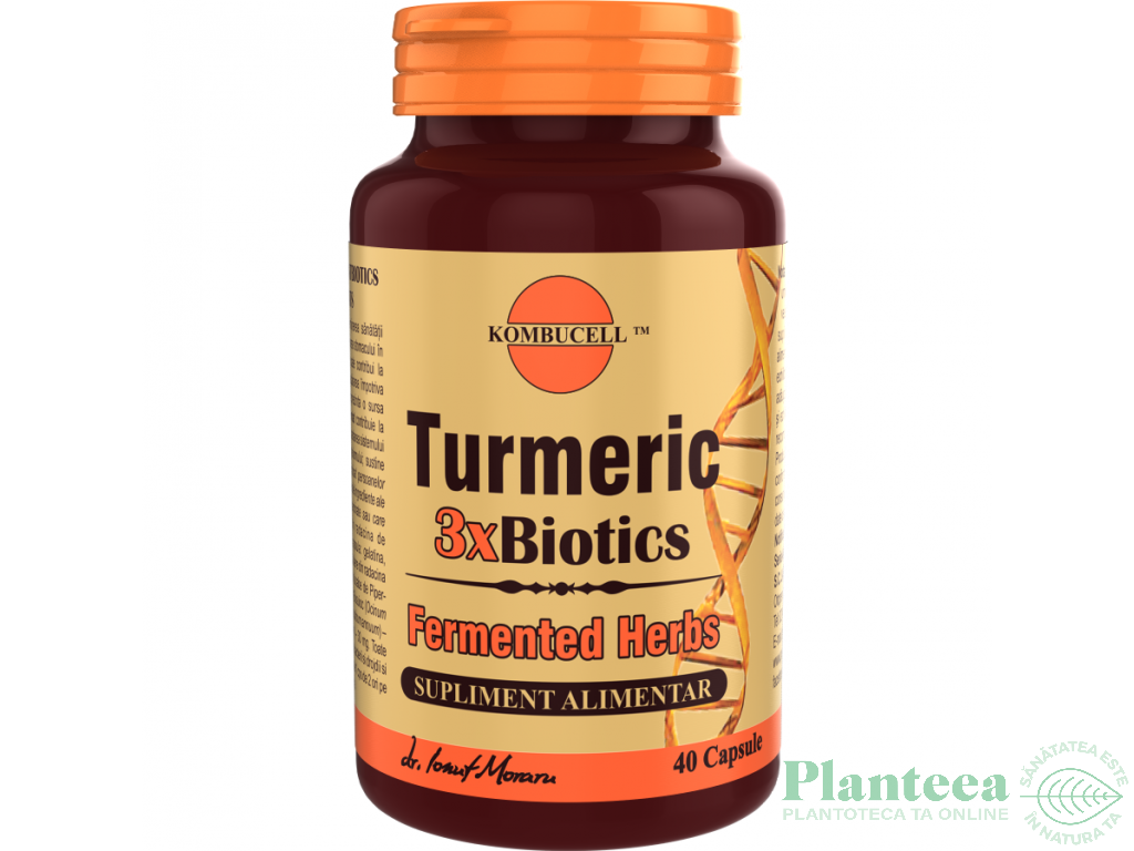 Turmeric 3xbiotics 40cps - KOMBUCELL