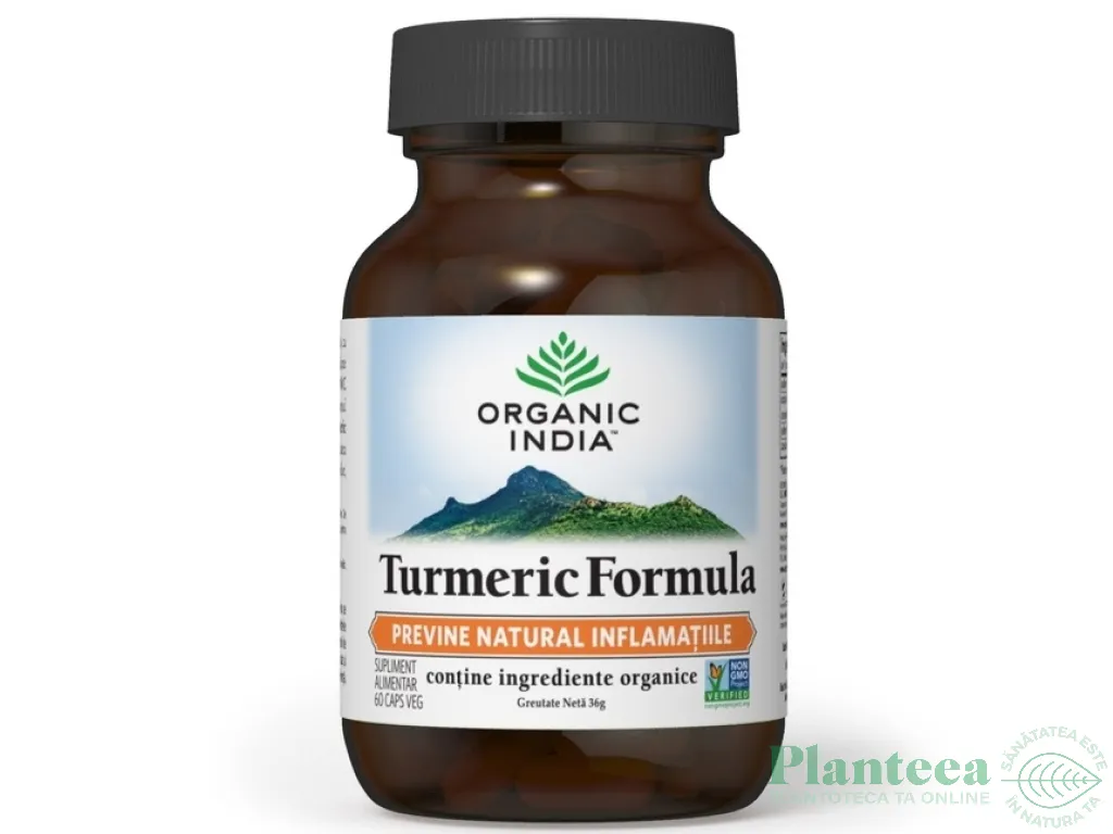 Turmeric formula [previne inflamatiile] 60cps - ORGANIC INDIA