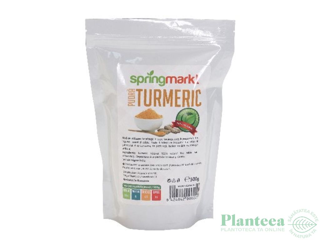 Condiment turmeric macinat 500g - SPRINGMARKT
