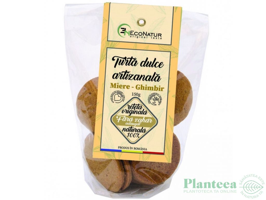 Turta dulce ghimbir miere 150g - ECONATUR