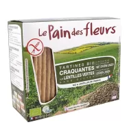 Tartine crocante linte verde orez semiintegral 150g - LE PAIN DES FLEURS