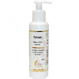 Sapun lichid argint coloidal ulei esential brad Tytan 200ml - AQUA NANO