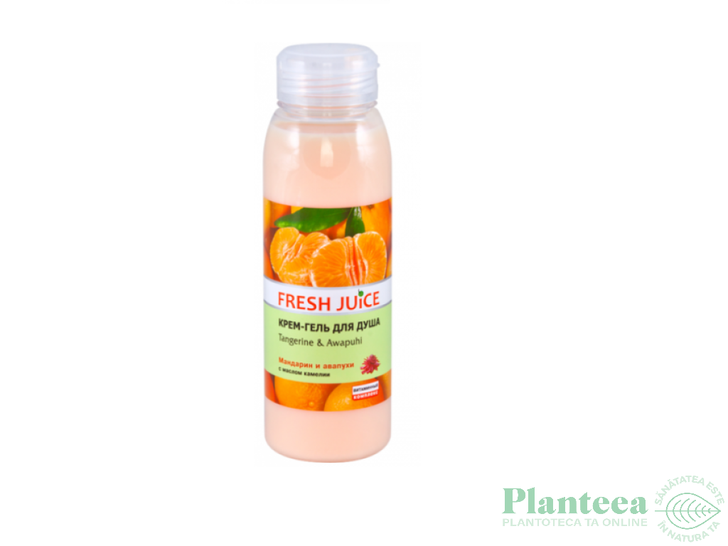 Gel dus cremos mandarin ghimbir 300ml - FRESH JUICE