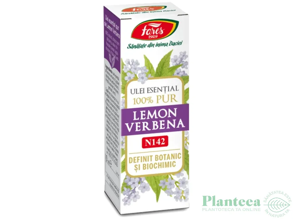 Ulei esential lamaie verbina 100% pur 10ml - FARES