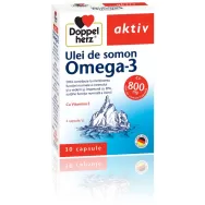 Ulei somon 800mg omega3 E 30cps - DOPPEL HERZ