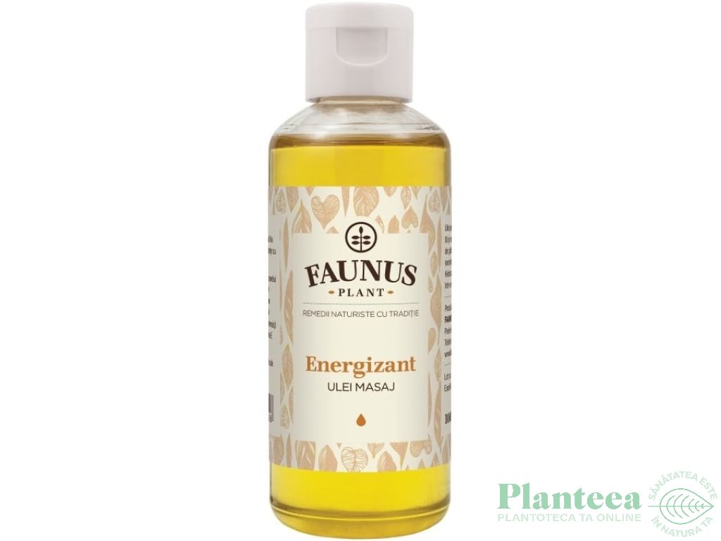 Ulei masaj energizant 100ml - FAUNUS PLANT