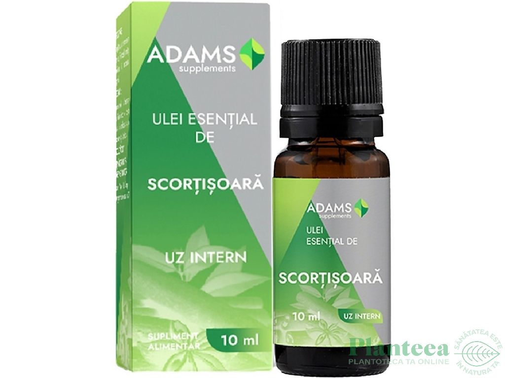 Ulei esential scortisoara uz intern 10ml - ADAMS SUPPLEMENTS