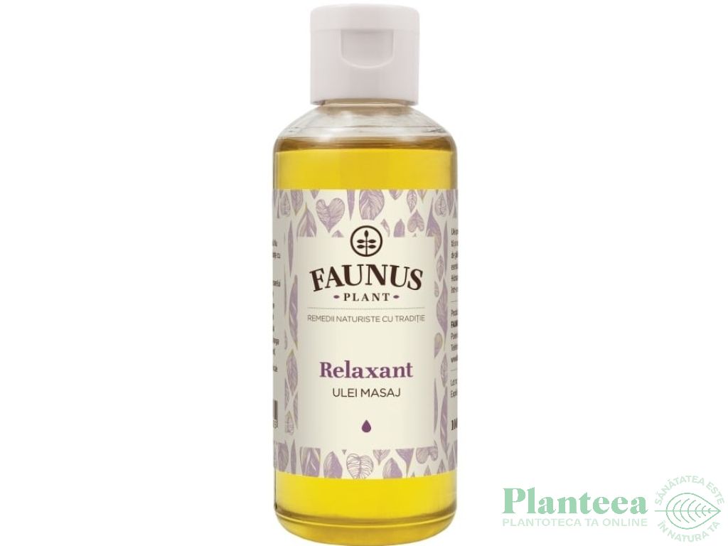 Ulei masaj relaxant 100ml - FAUNUS PLANT