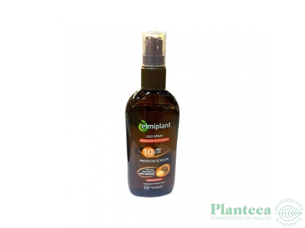Ulei bronzare accelerata spf10 150ml - ELMIPLANT