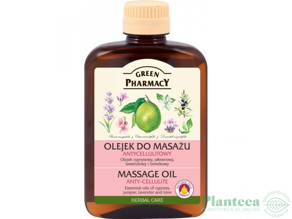 Ulei masaj anticelulitic 200ml - GREEN PHARMACY