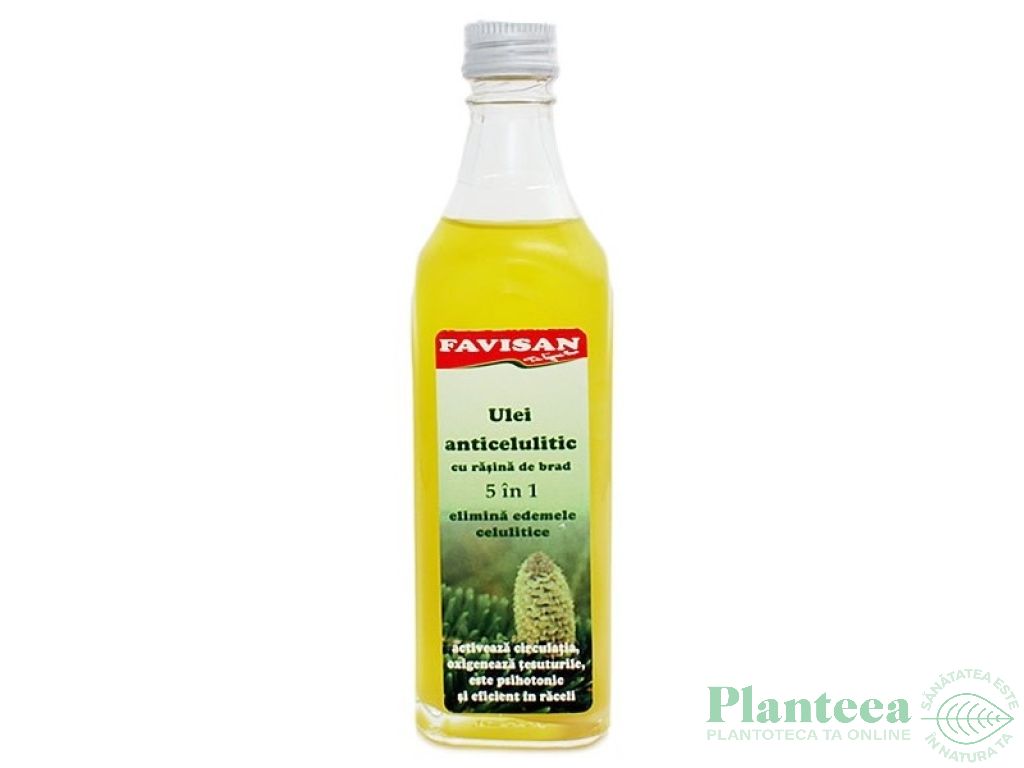 Ulei anticelulitic rasina brad 5in1 100ml - FAVISAN