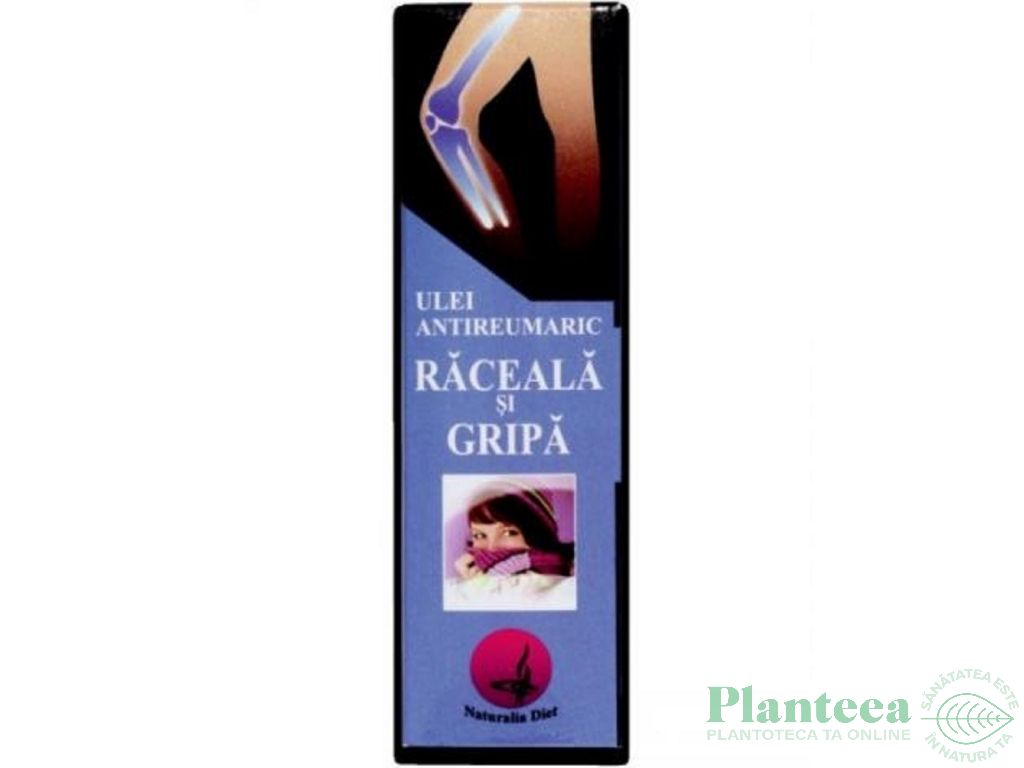 Ulei antireumatic raceala gripa 50ml - NATURALIA DIET