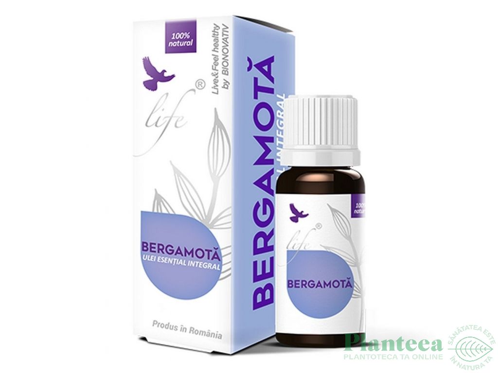 Ulei esential integral bergamota 10ml - LIFE