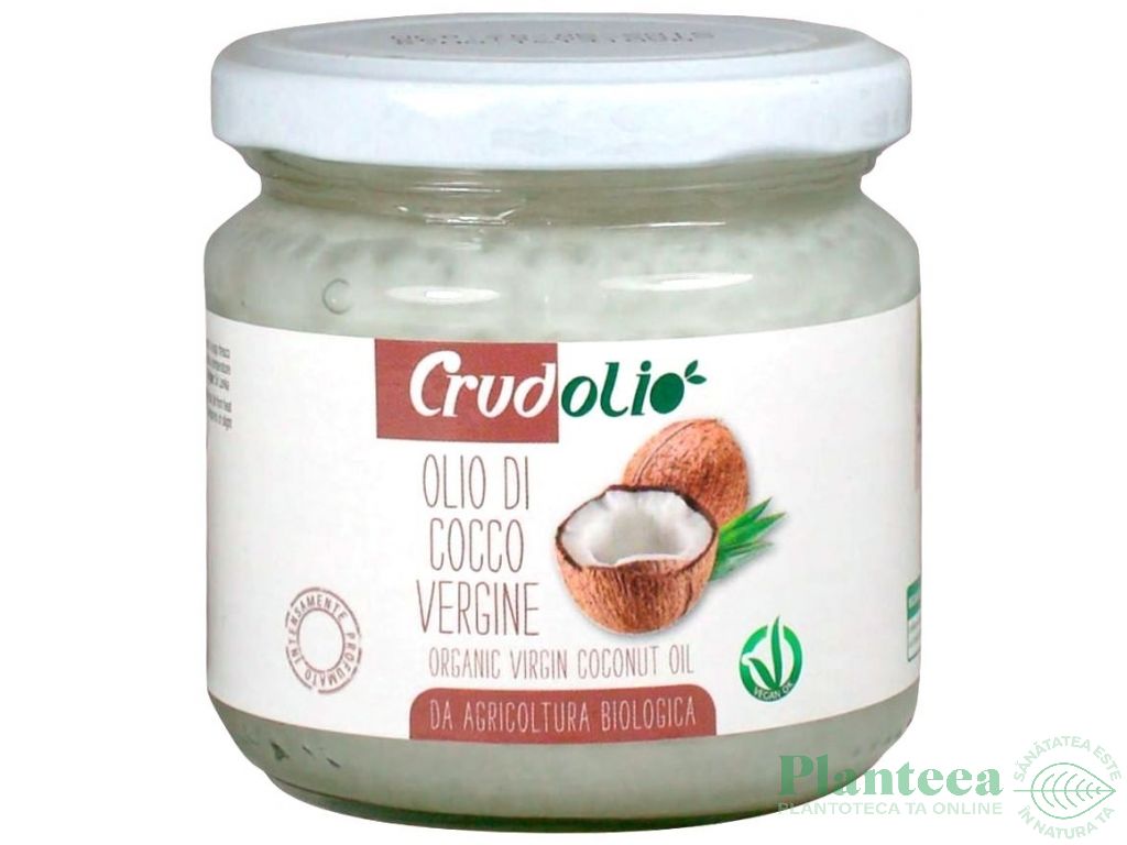 Ulei cocos virgin bio 200ml - CRUDOLIO