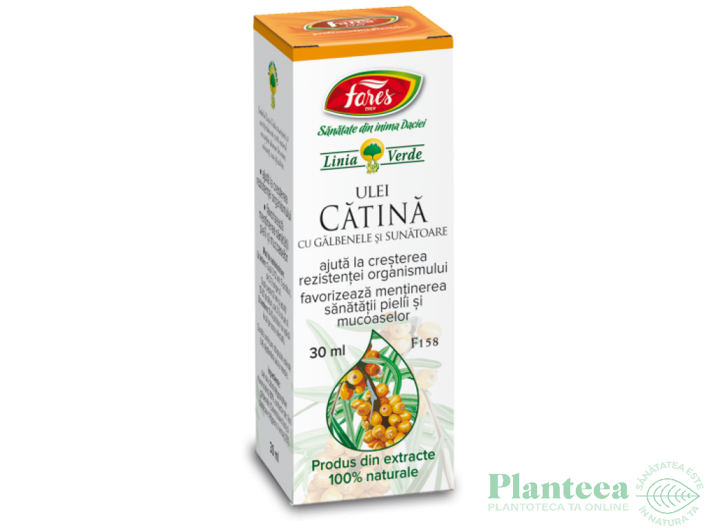 Ulei catina galbenele sunatoare 30ml - FARES