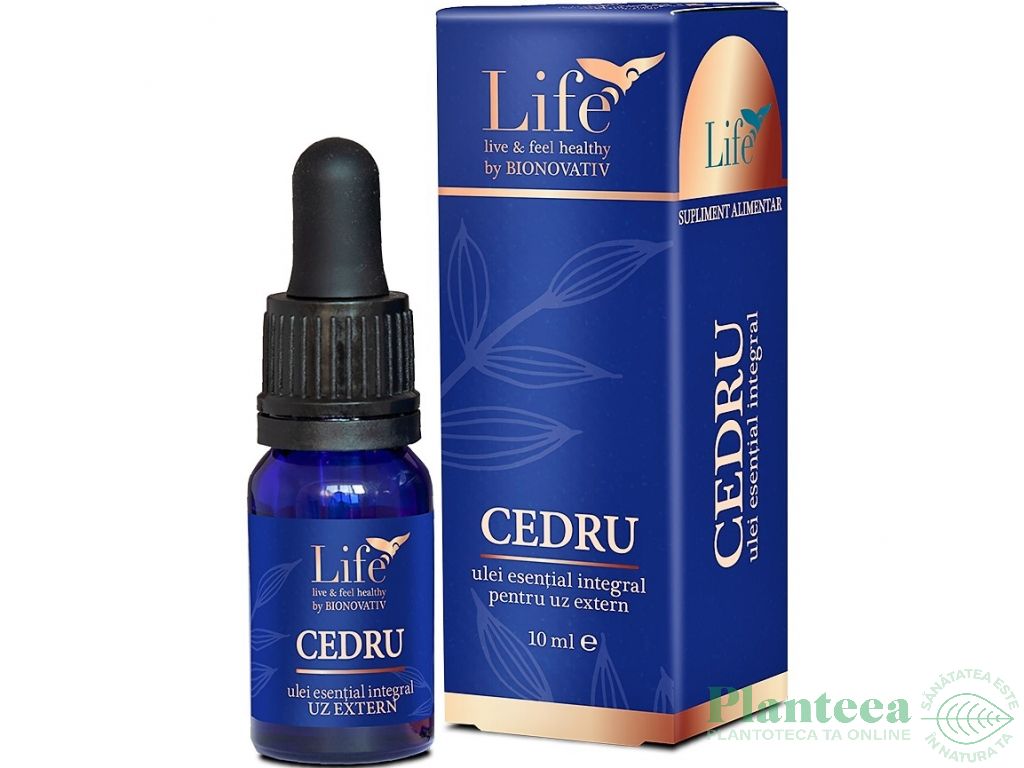 Ulei esential integral cedru 10ml - LIFE