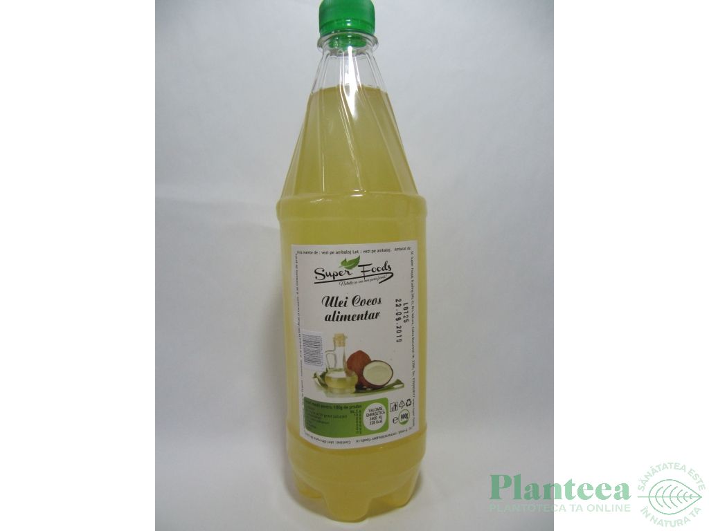 Ulei cocos alimentar 1L - SUPERFOODS