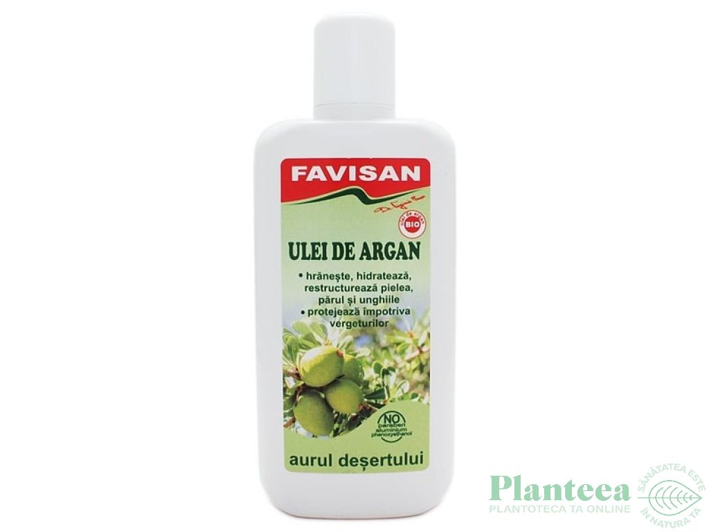 Ulei argan bio 125ml - FAVISAN