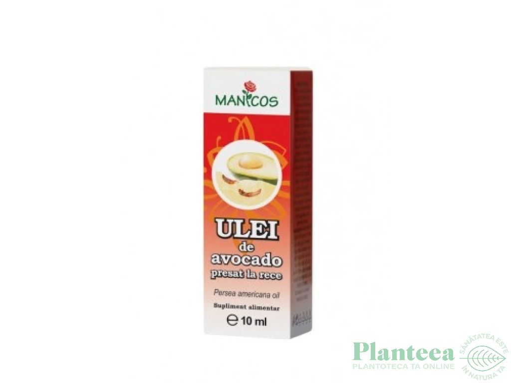 Ulei avocado 10ml - MANICOS