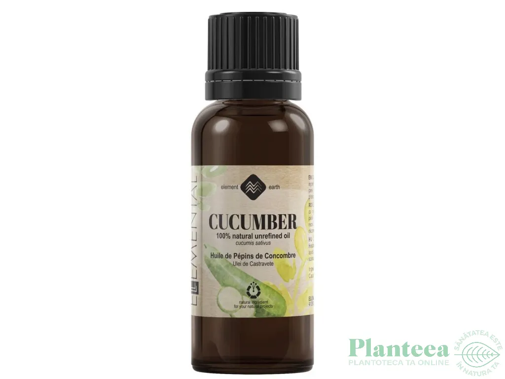 Ulei castravete virgin 25ml - ELLEMENTAL