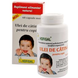 Ulei catina 300mg copii 60cps - HOFIGAL