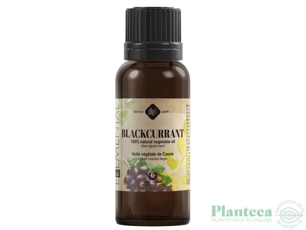 Ulei coacaze negre 25ml - ELLEMENTAL