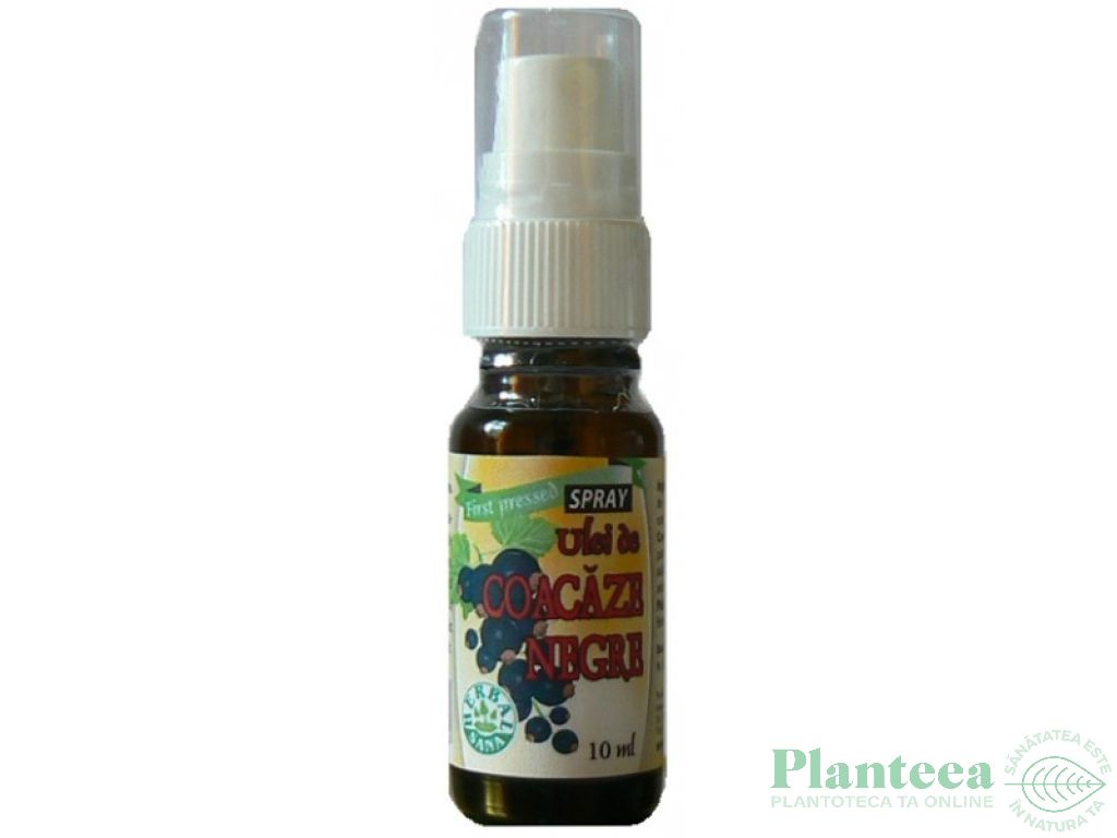 Ulei coacaze negre spray 10ml - HERBAL SANA