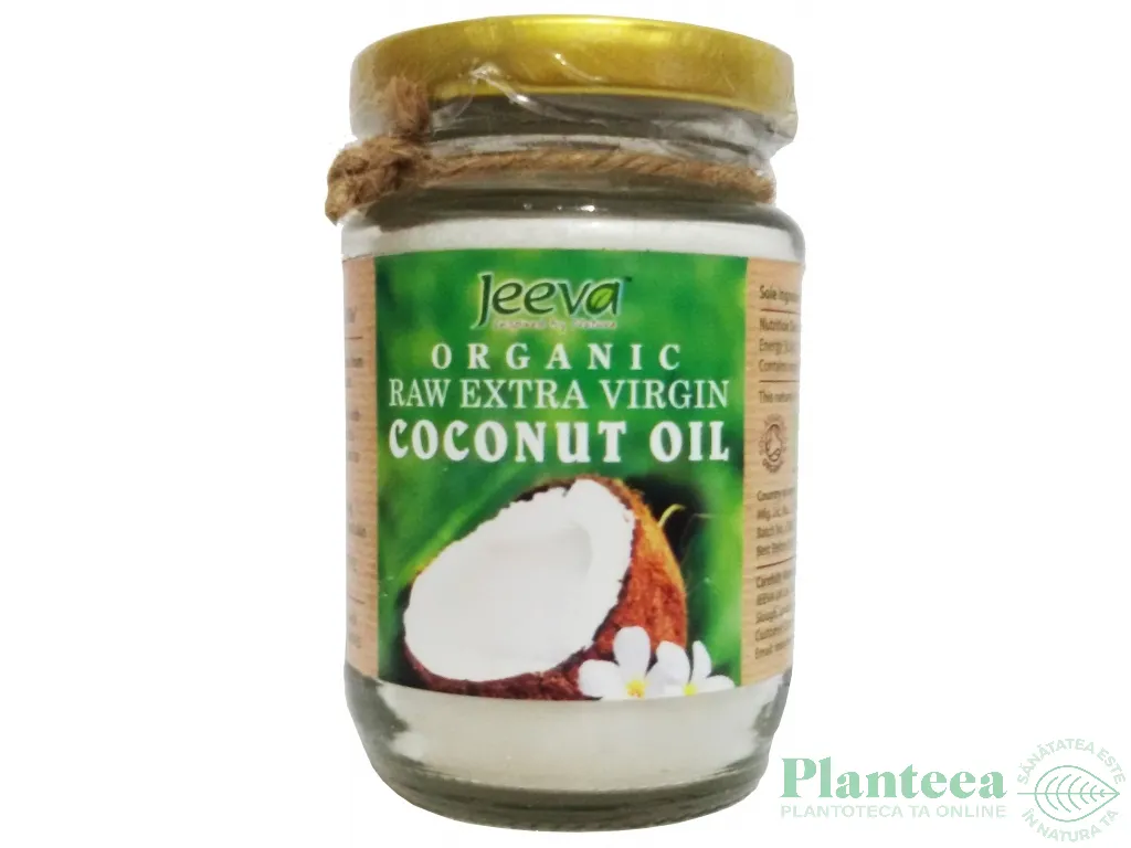 Ulei cocos extravirgin organic 136ml - JEEVA
