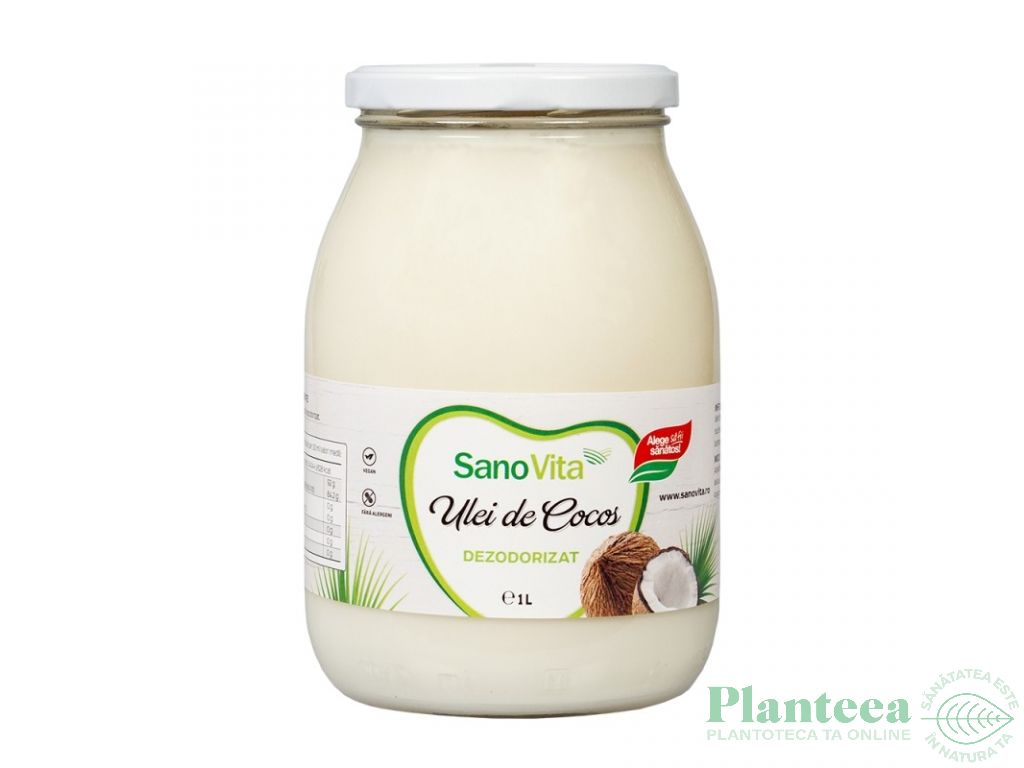 Ulei cocos dezodorizat 1L - SANOVITA