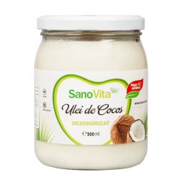 Ulei cocos dezodorizat 500ml - SANOVITA