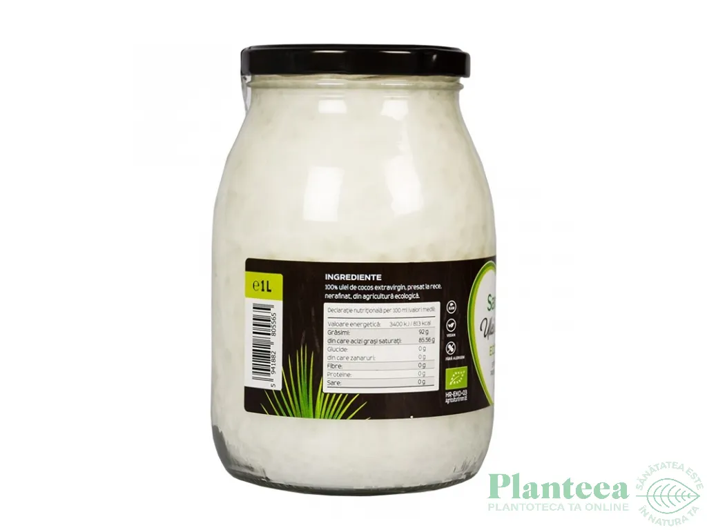 Ulei cocos extravirgin eco 1L - SANOVITA