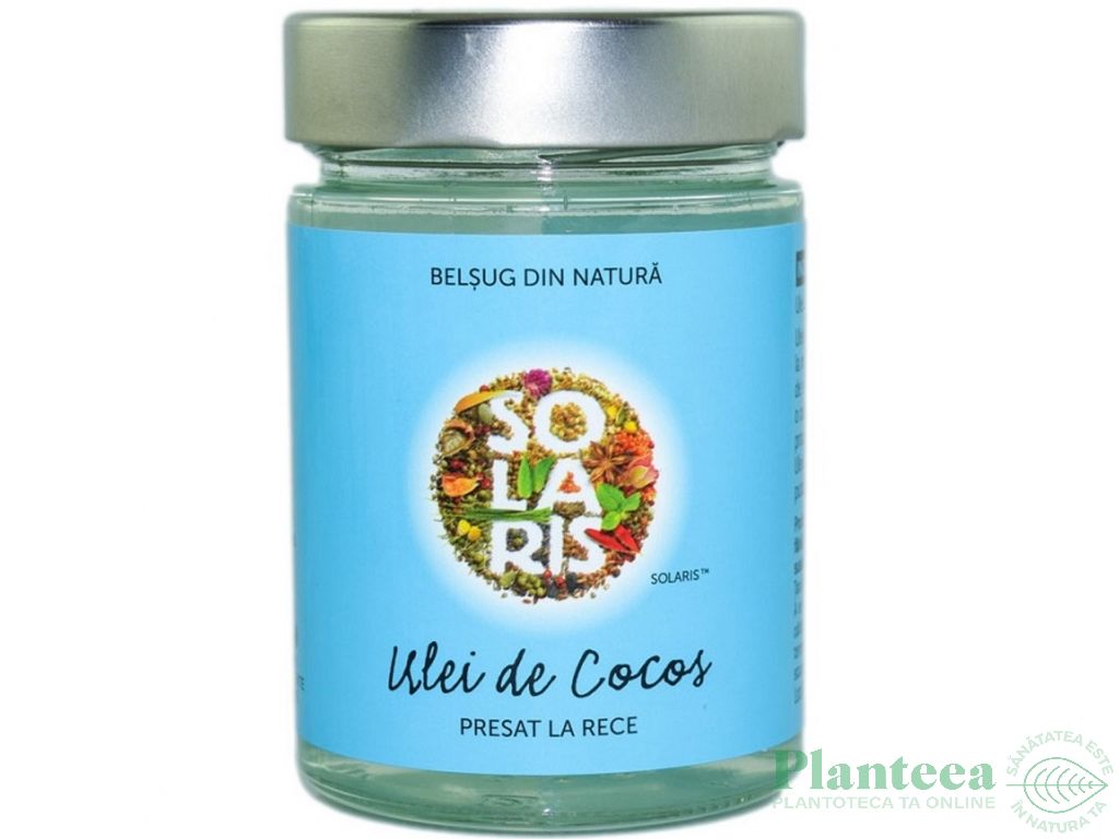 Ulei cocos presat rece 300ml - SOLARIS
