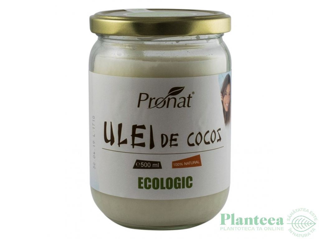 Ulei cocos RBD dezodorizat eco 500ml - PRONAT