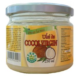 Ulei cocos virgin 250ml - HERBAL SANA