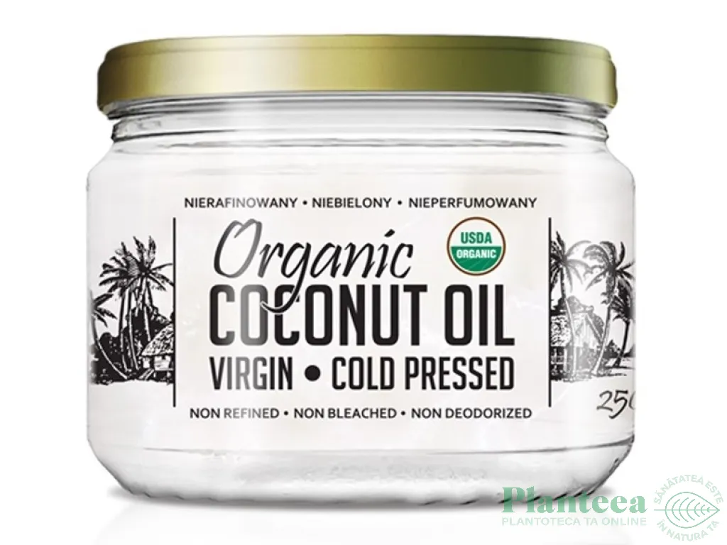 Ulei cocos virgin eco 250ml - DIET FOOD