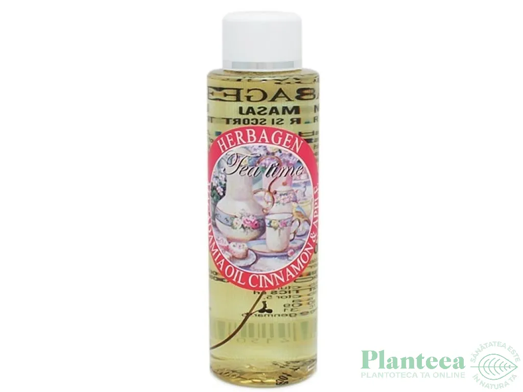 Ulei masaj corp fata par macadamia mar scortisoara 100ml - HERBAGEN