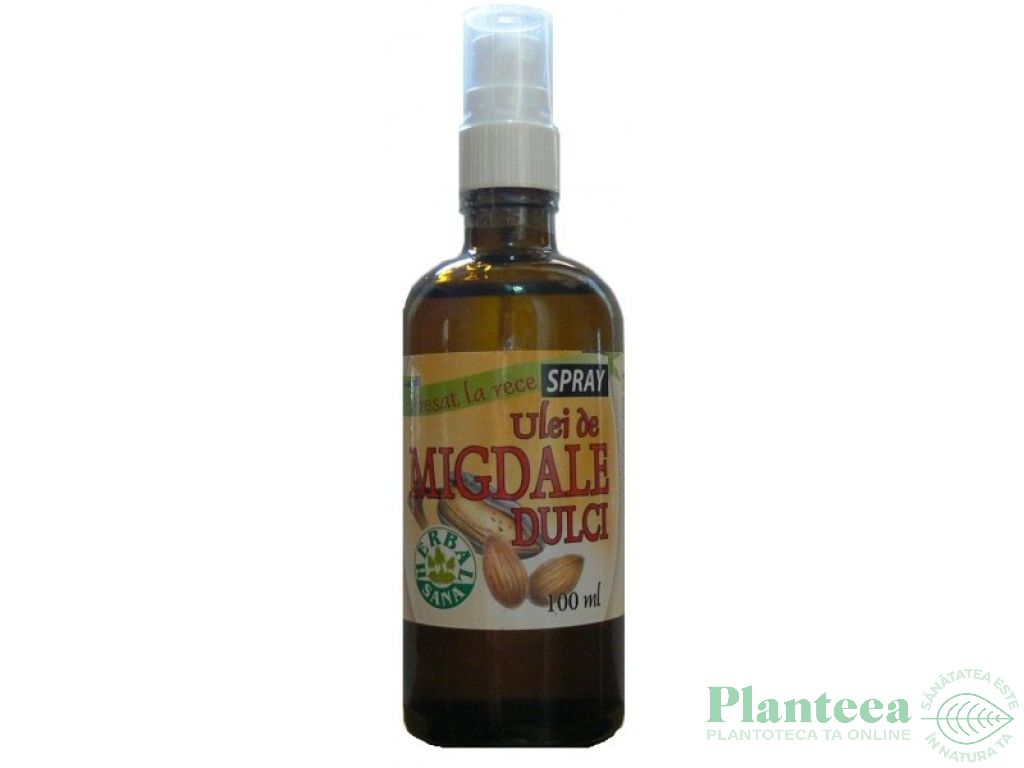 Ulei migdale dulci spray 100ml - HERBAL SANA