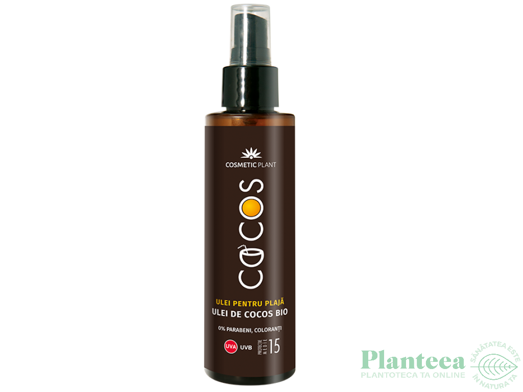 Ulei plaja spf15 ulei cocos 150ml - COSMETIC PLANT