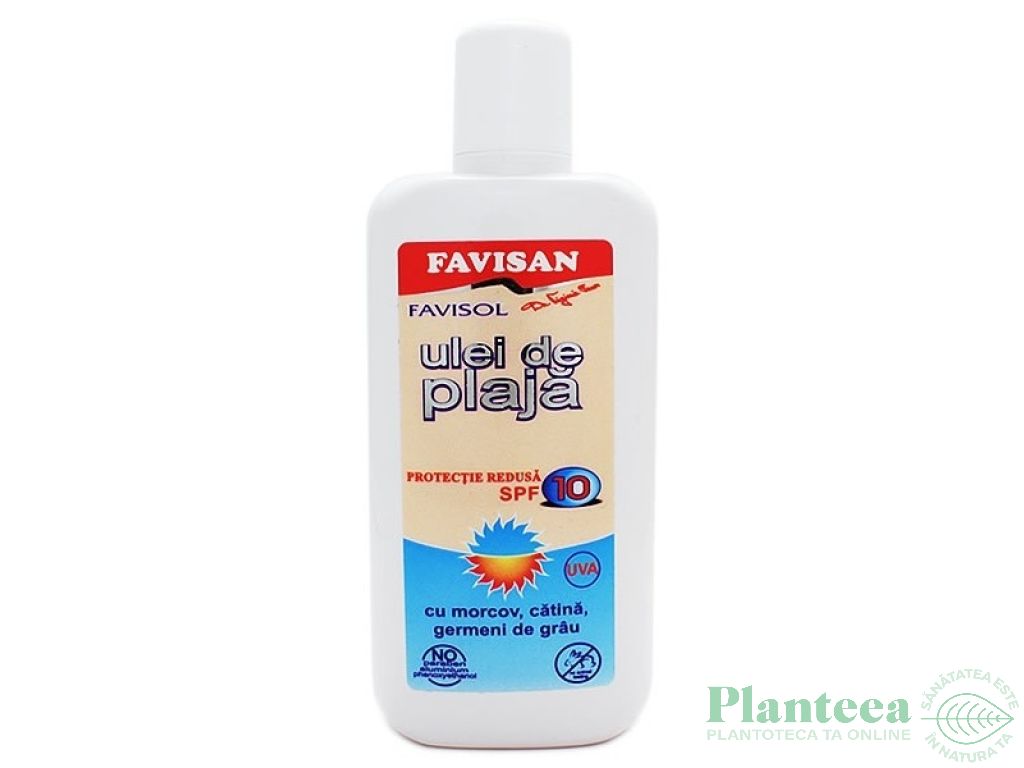 Ulei plaja spf10 FaviSol 125ml - FAVISAN