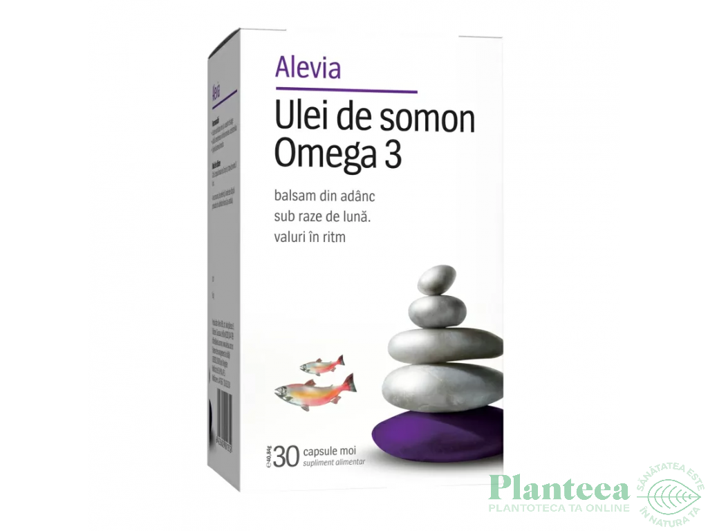 Ulei somon omega3 30cps - ALEVIA