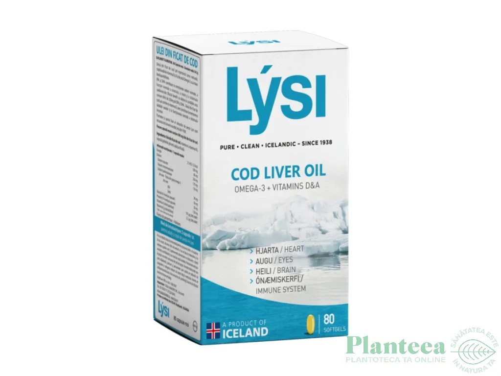 Ulei ficat cod 80cps - LYSI