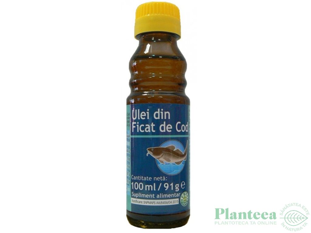 Ulei ficat cod 100ml - HERBAL SANA